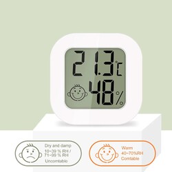Digital Thermometer LCD Hygrometer Innen Raum Elektronisch Temperatur...